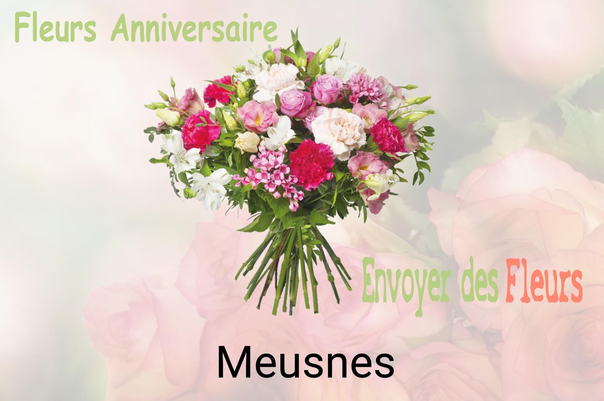 Bouquet de fleurs d’anniversaire livré à Meusnes